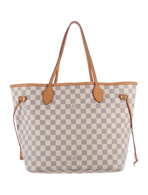 lv damier azur neverfull mm